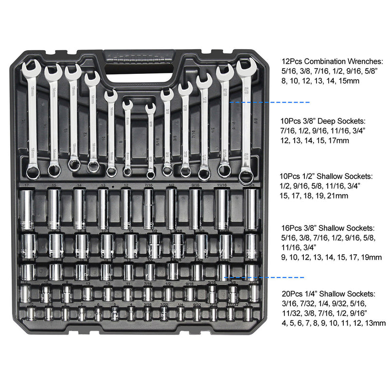 Prostormer 228pcs Mechanics tool sets